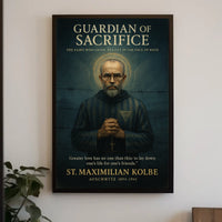 Guardian of Sacrifice St. Maximilian Kolbe Poster