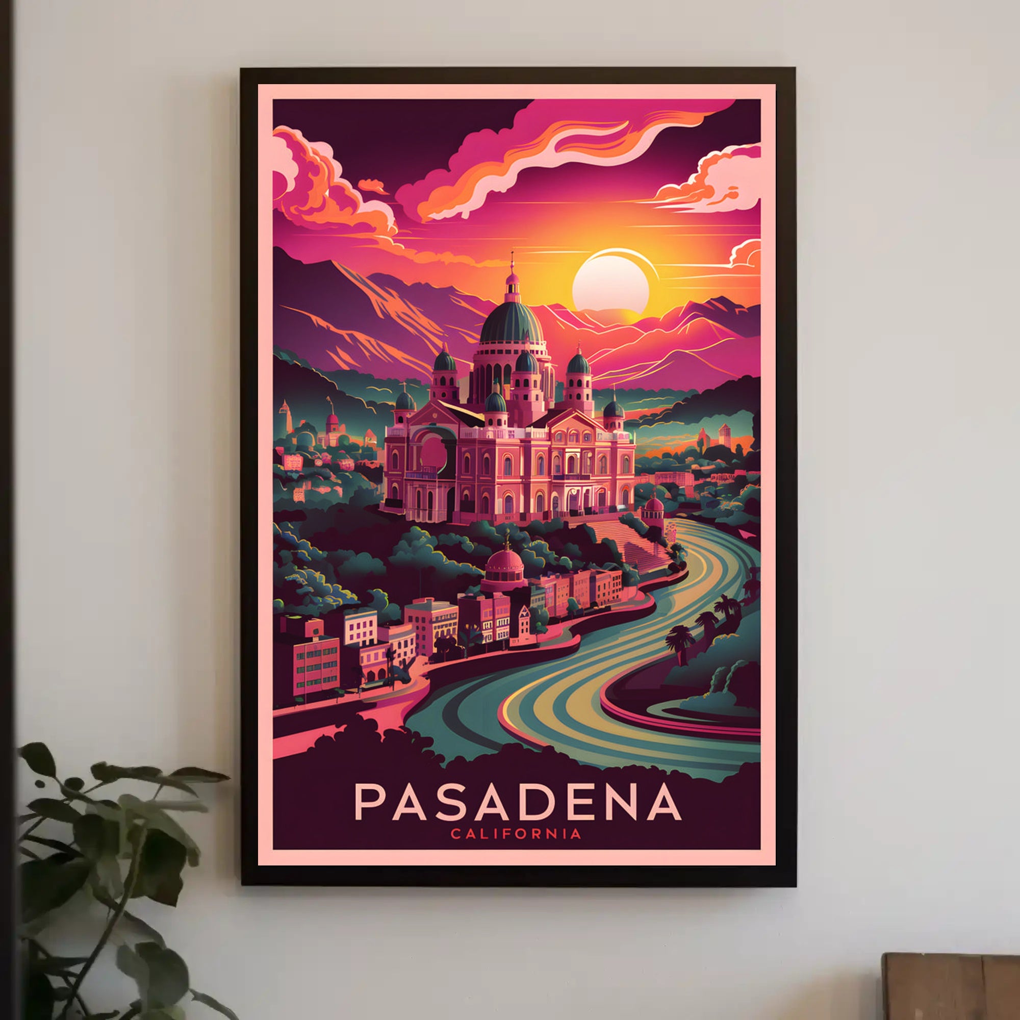 Pasadena Sunset Poster