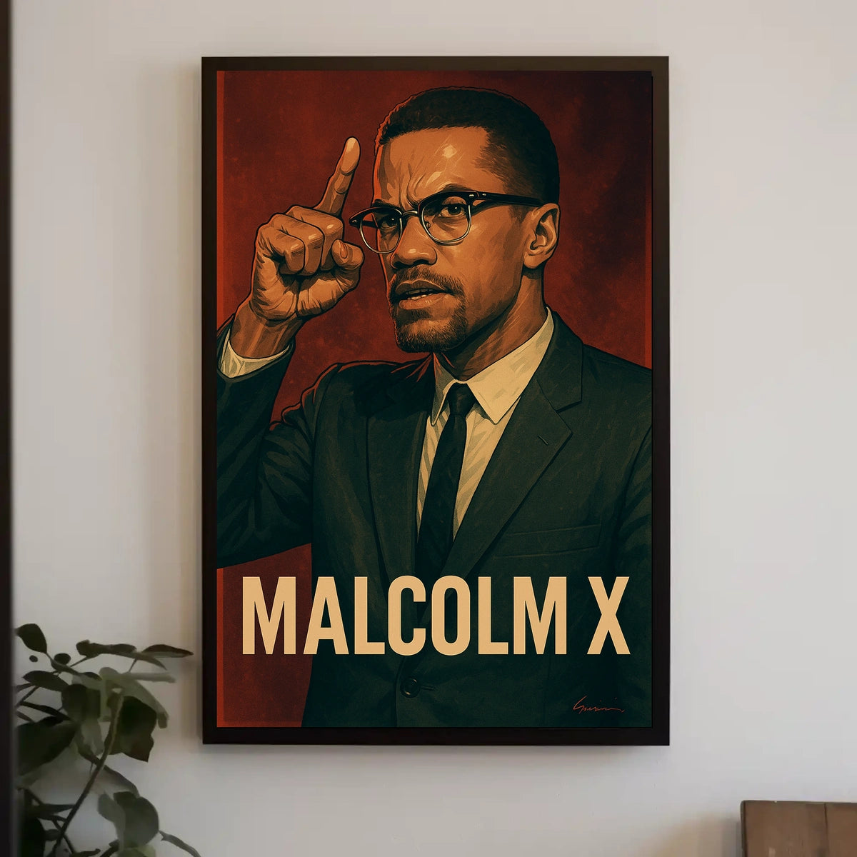 Malcolm X Poster