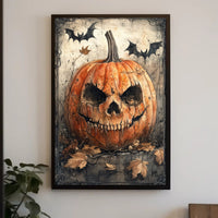 Haunted Pumpkin Poster