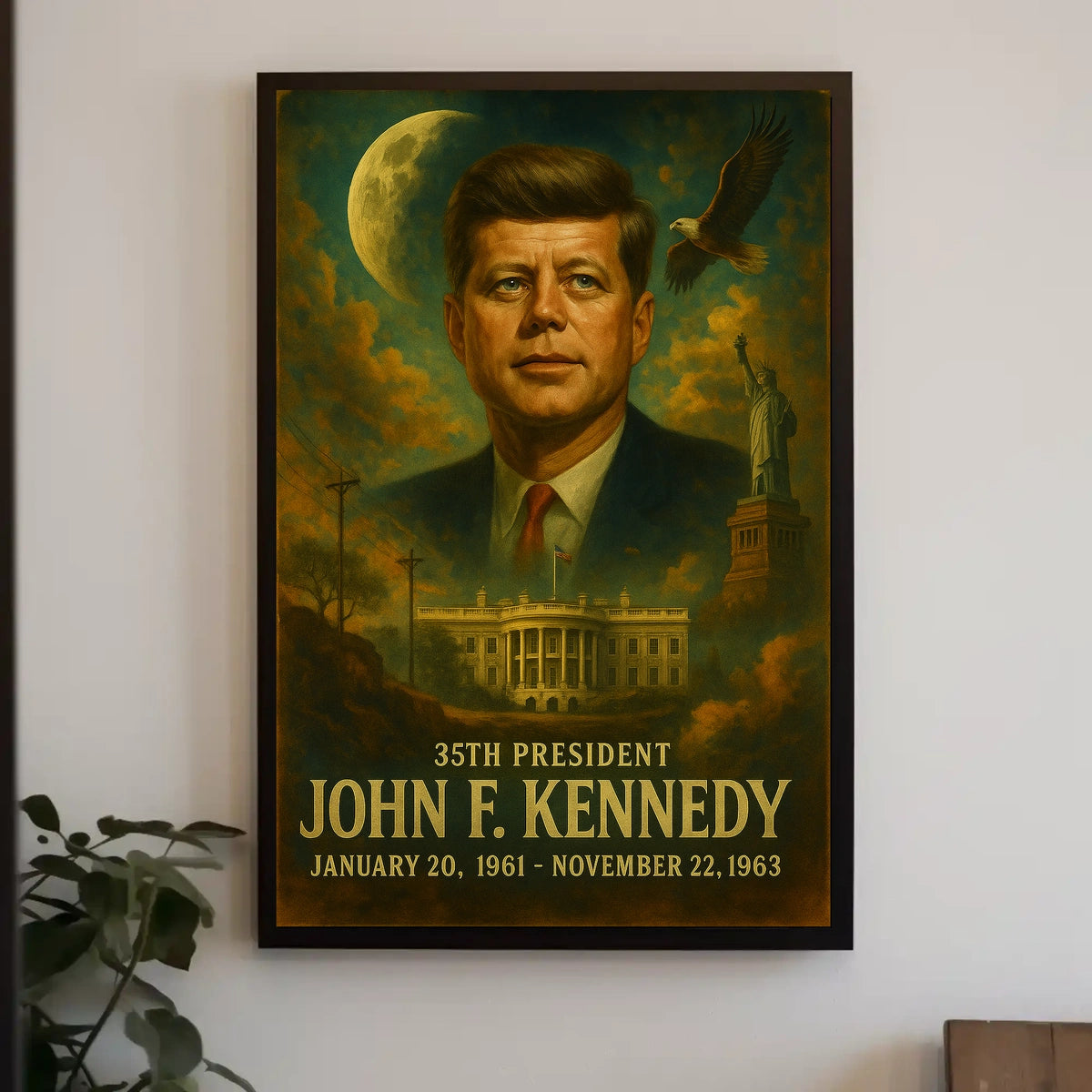 John F. Kennedy 35th President Poster