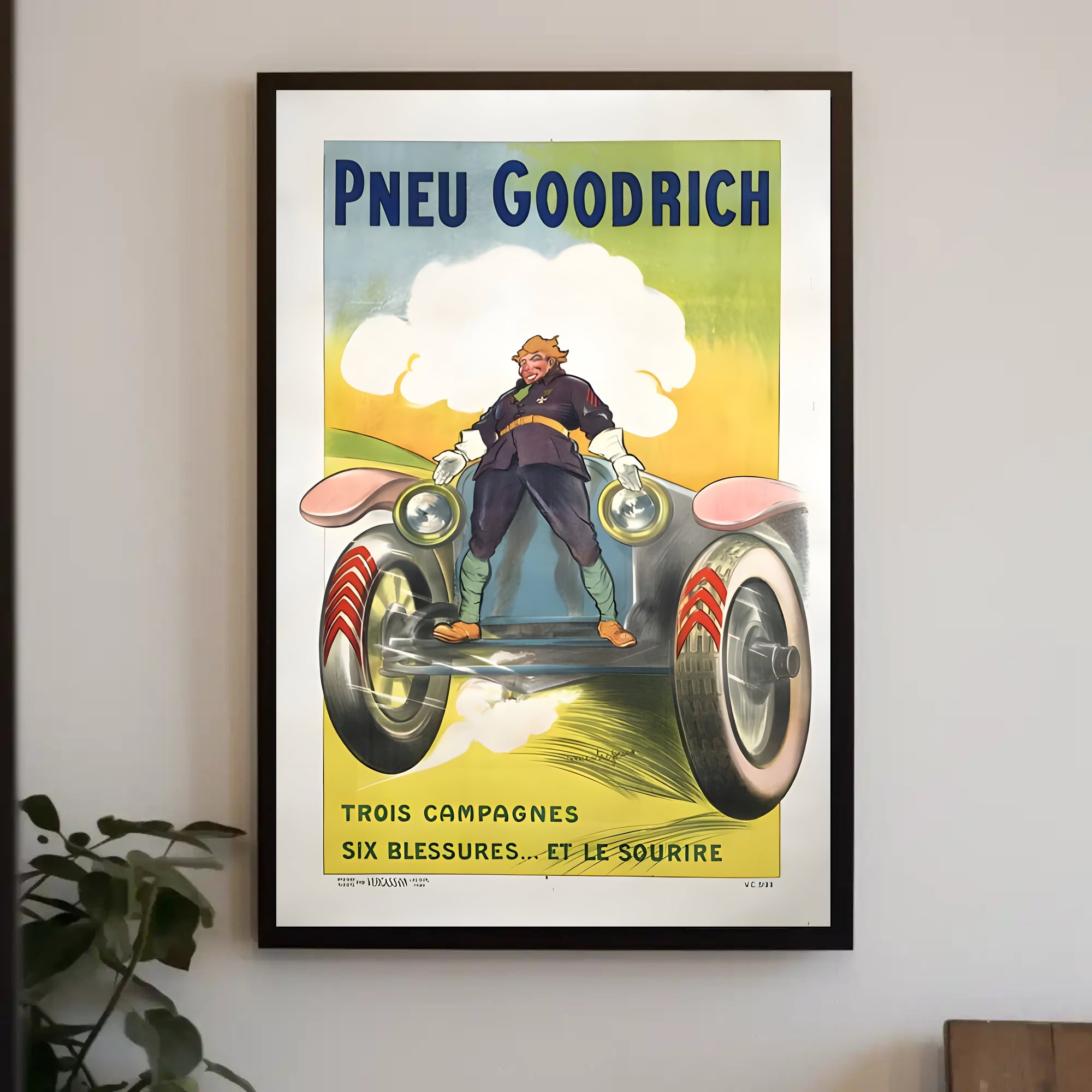 Pneu Goodrich Advertisement Poster