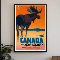 Canada Adventure Awaits: Vintage Travel Poster PosterGoat