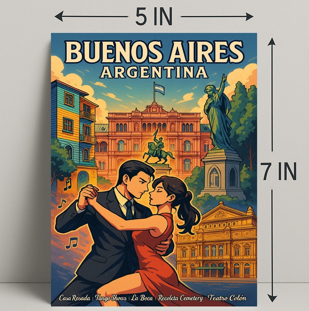Buenos Aires Cultural Tapestry Poster PosterGoat