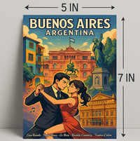 Buenos Aires Cultural Tapestry Poster PosterGoat