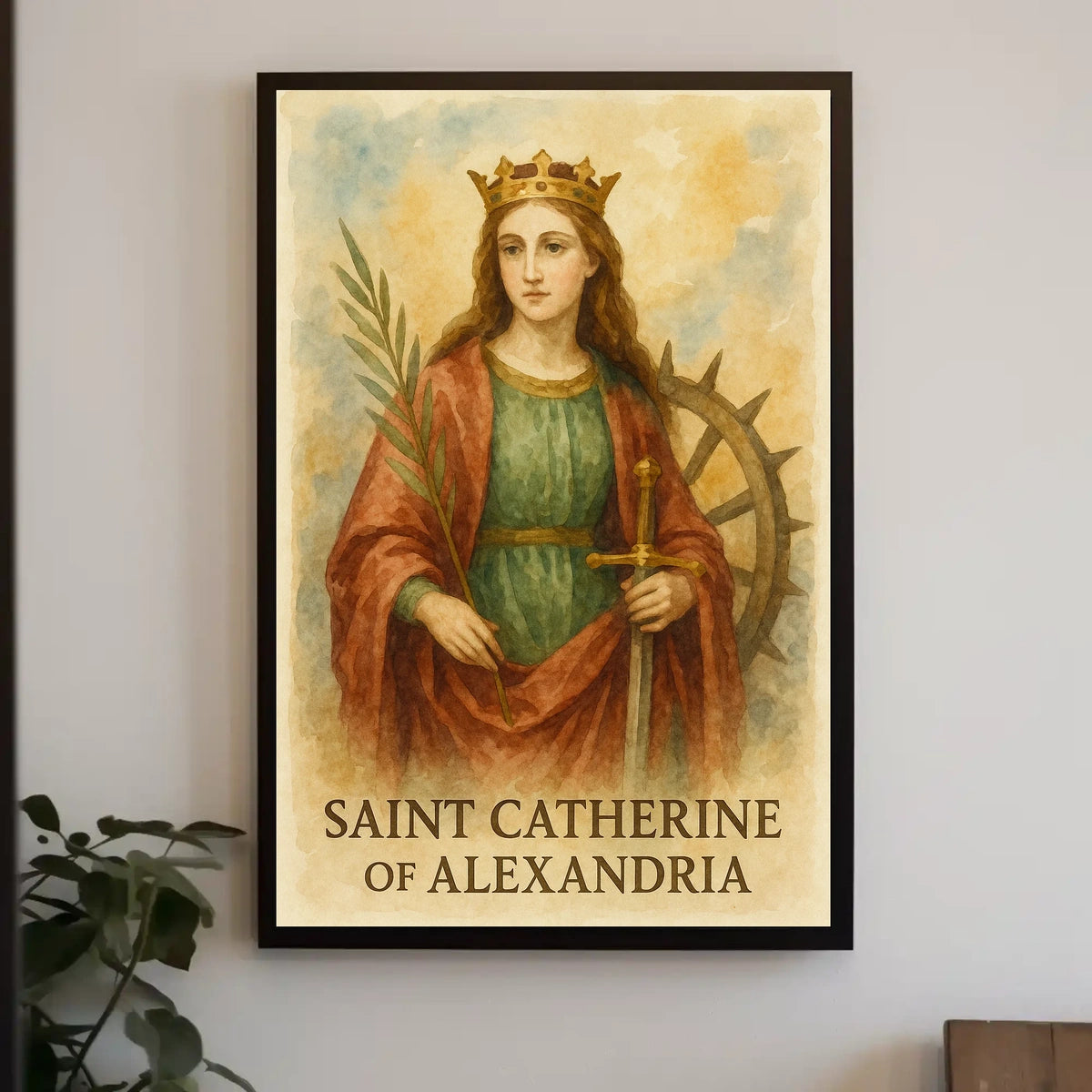 Saint Catherine of Alexandria Poster