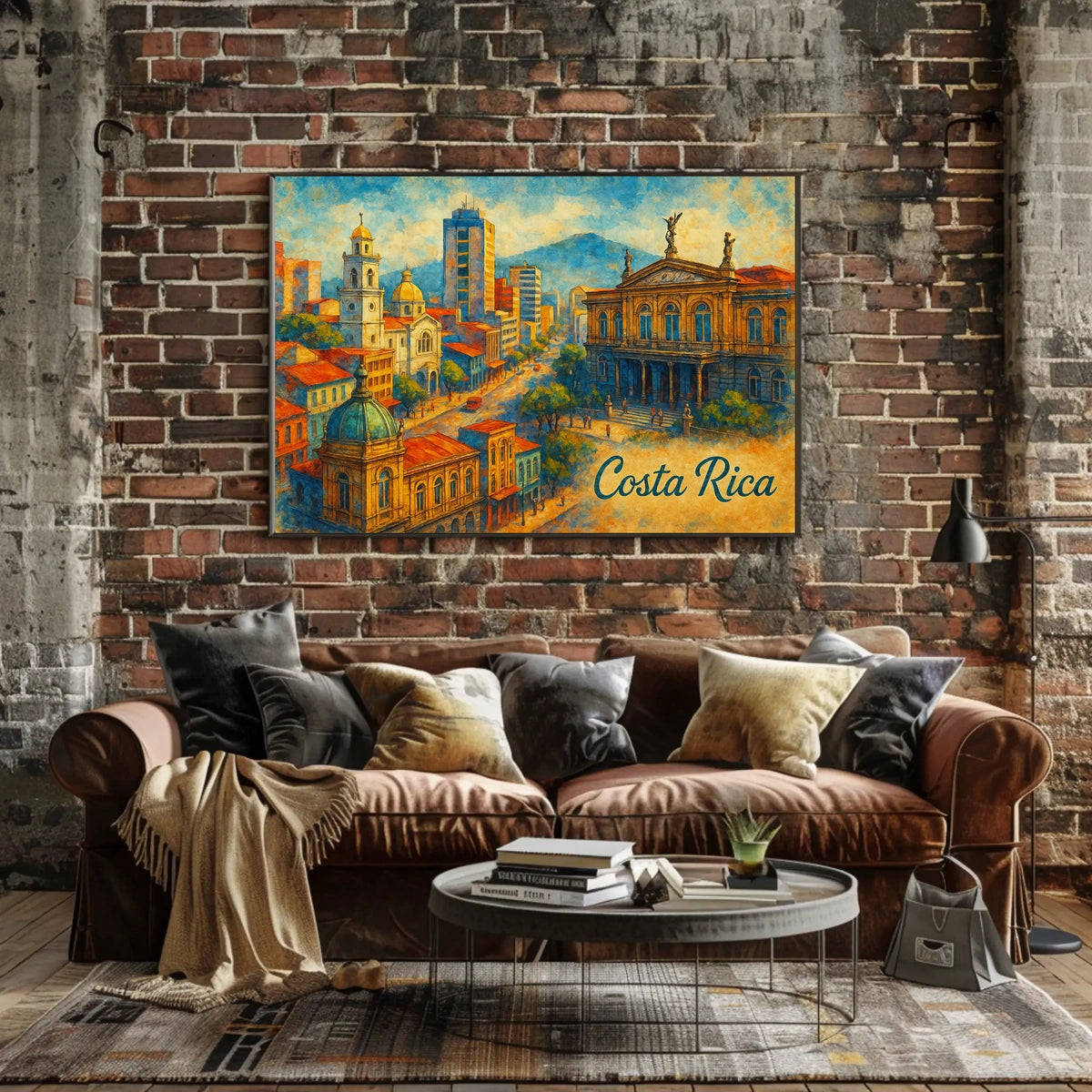 Costa Rica Cityscape Poster