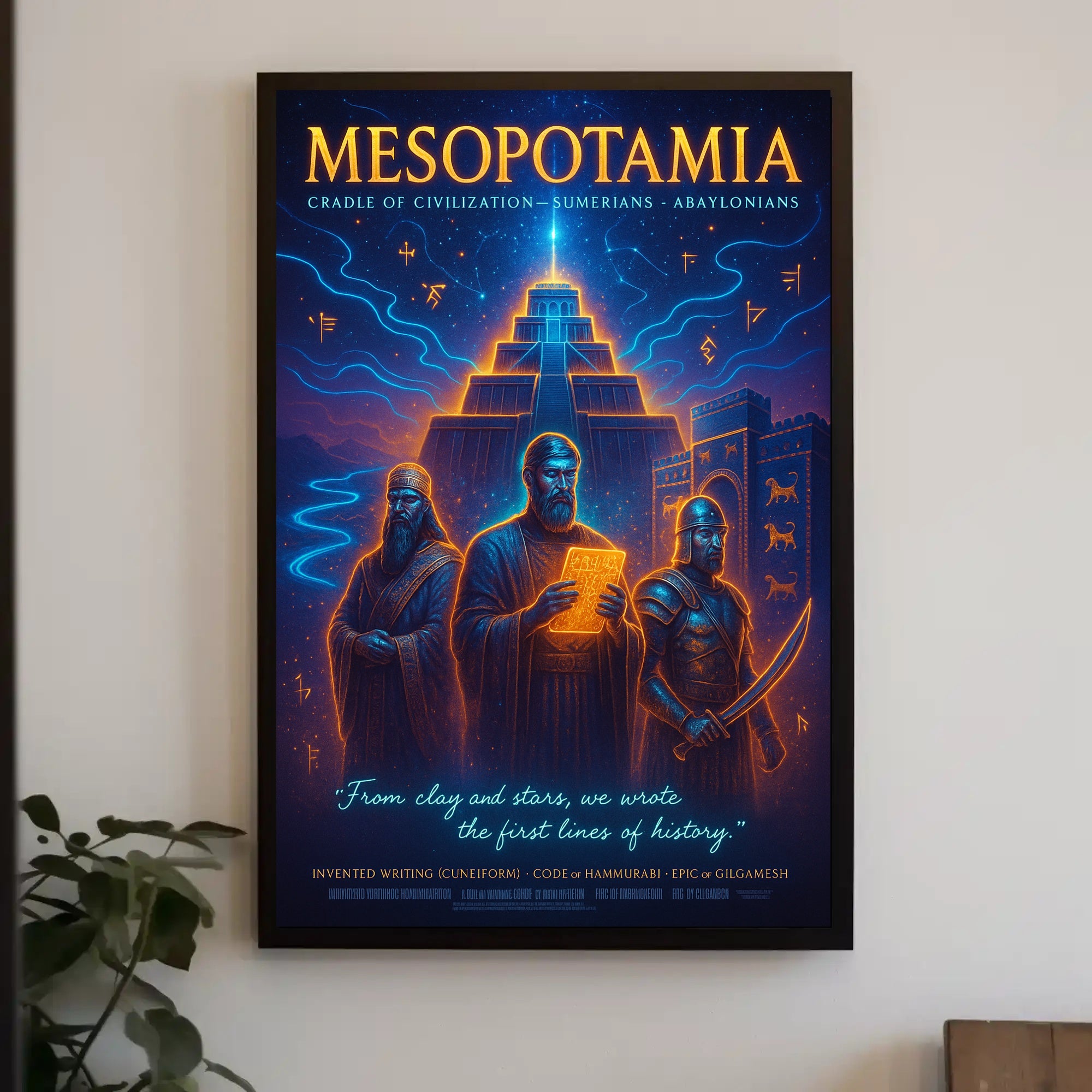 Mesopotamia Cradle of Civilization Poster PosterGoat