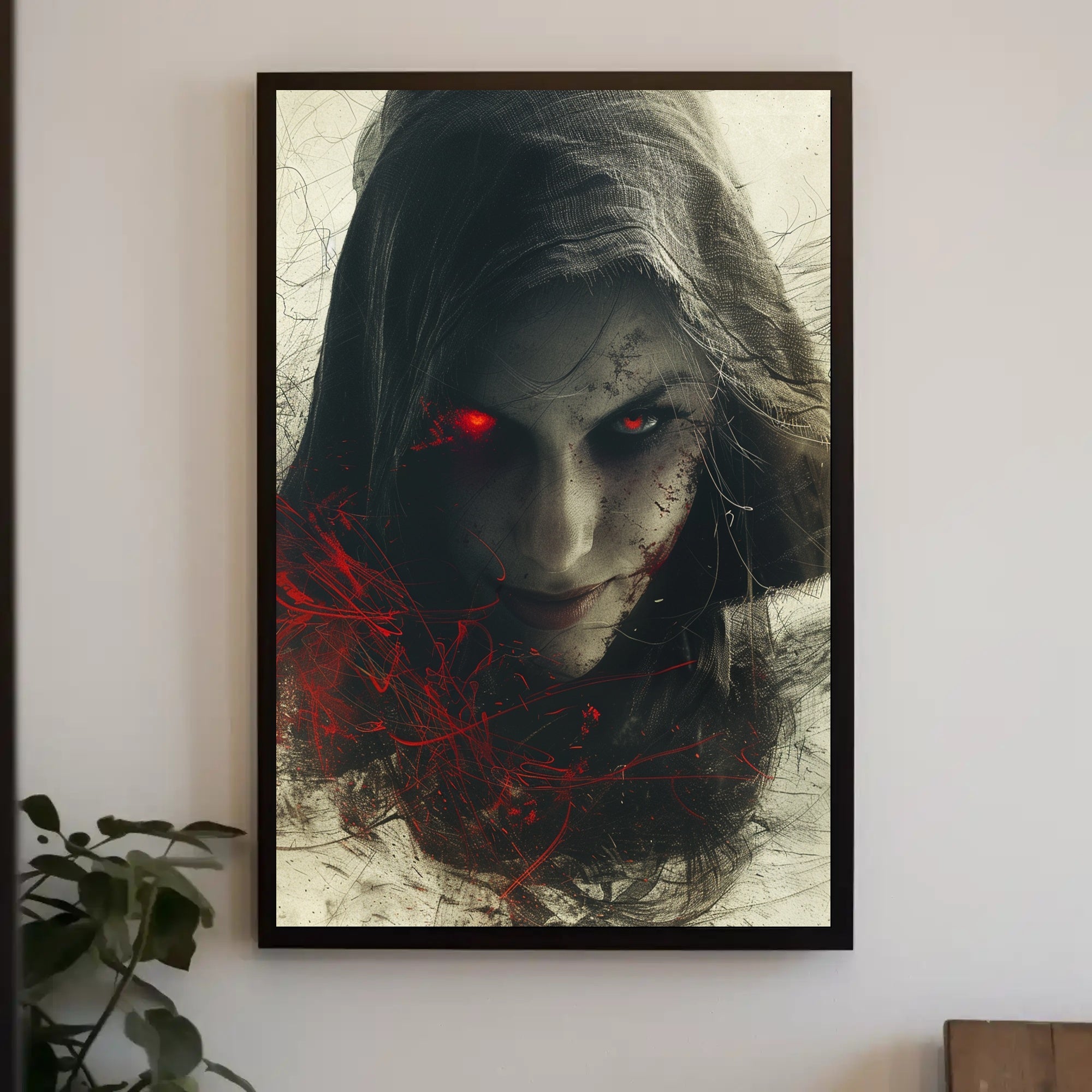 The Enigmatic Gaze Poster PosterGoat