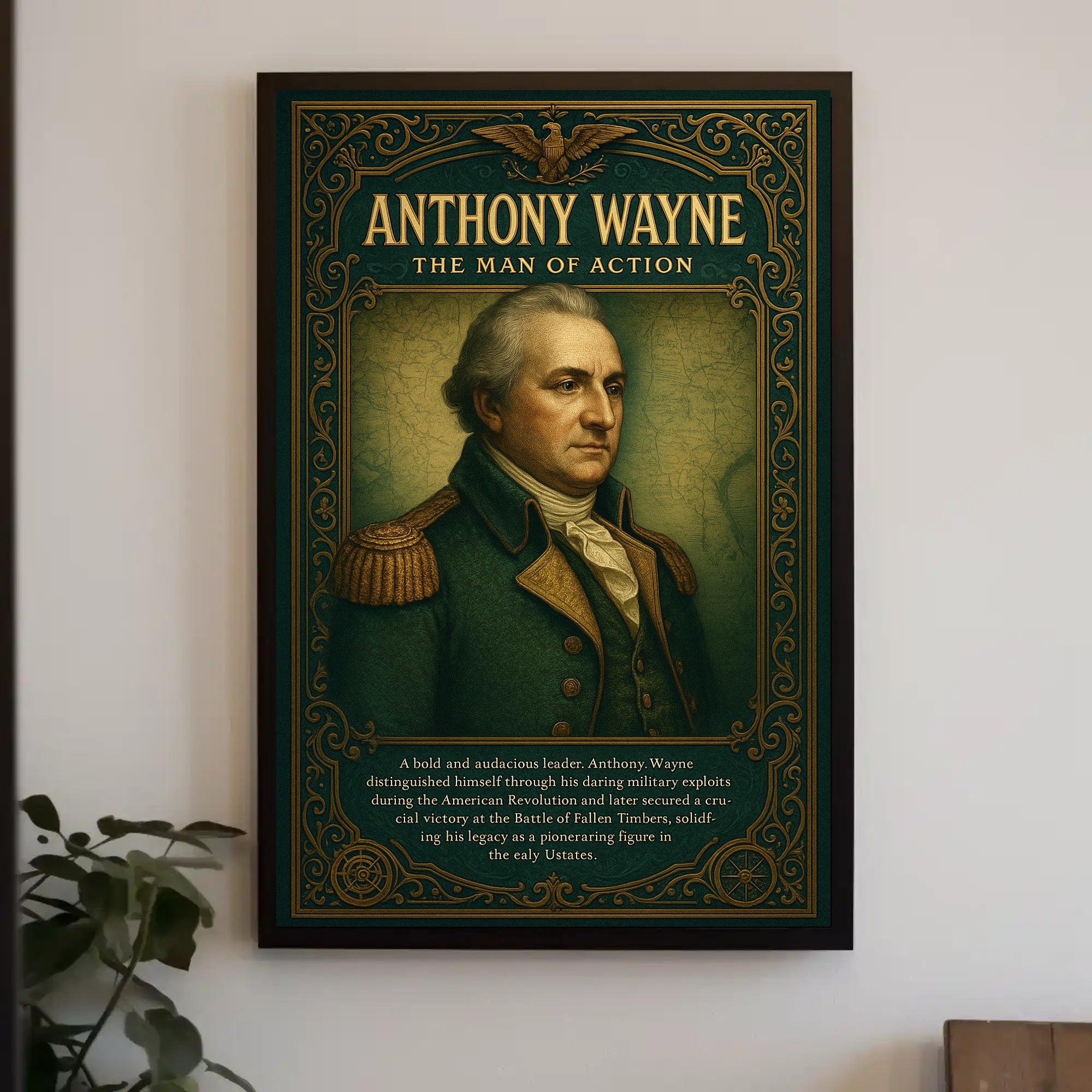 Anthony Wayne Portrait: Historical or Presidential Poster