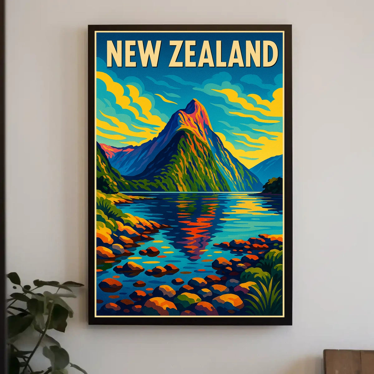 New Zealand Landscape Poster
