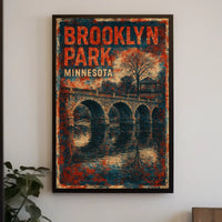 Brooklyn Park Minnesota Scenic Wanderlust Poster