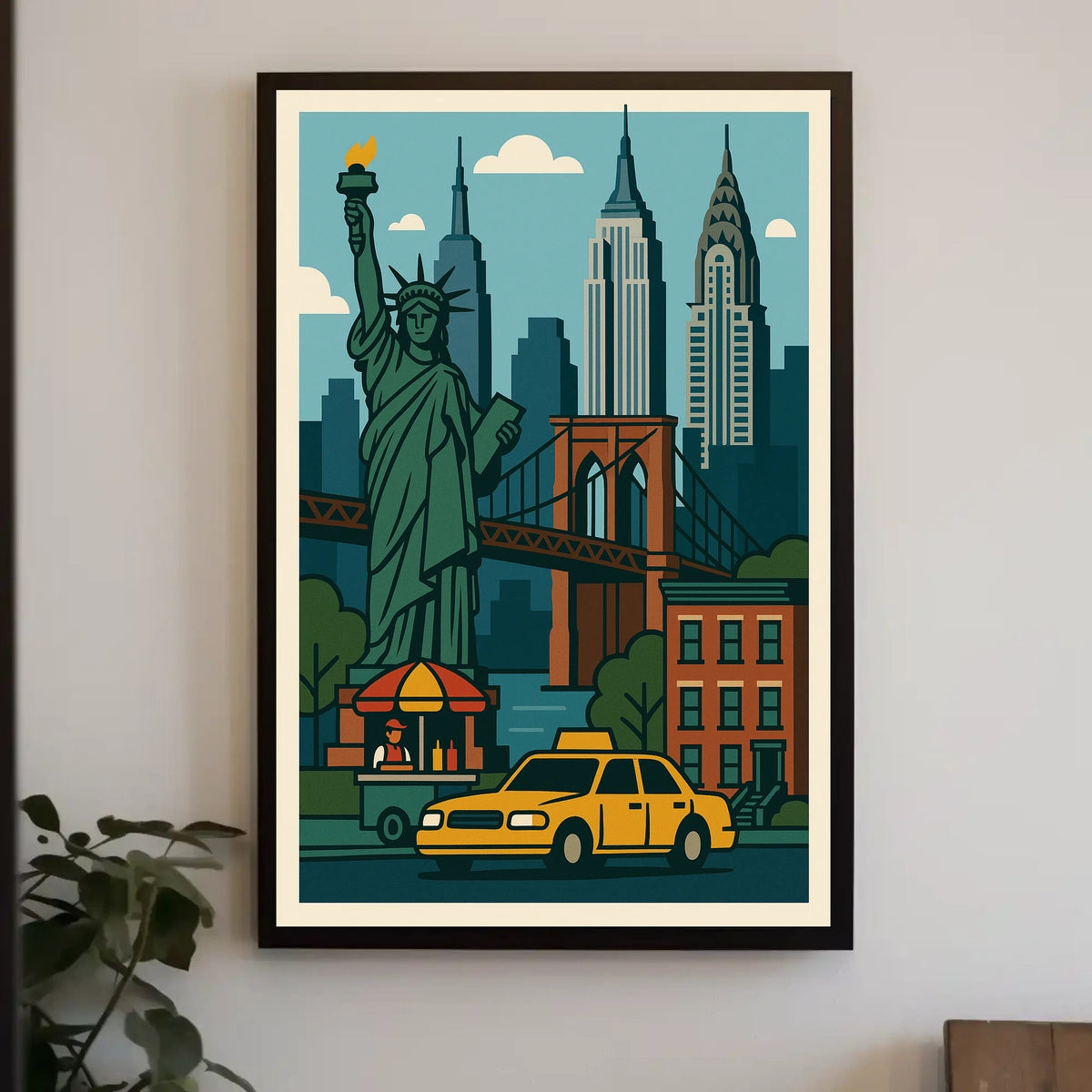 Iconic New York City Vibes Poster
