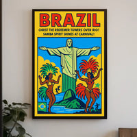 Brazil Carnival Celebration Poster PosterGoat