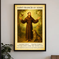 Saint Francis of Assisi Poster PosterGoat