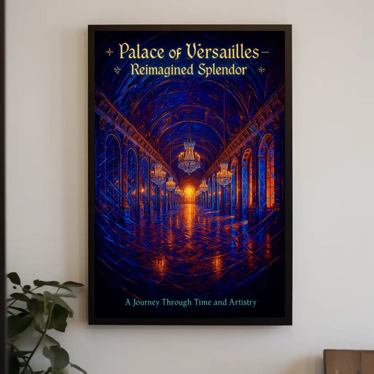 Palace of Versailles Reimagined Splendor Poster
