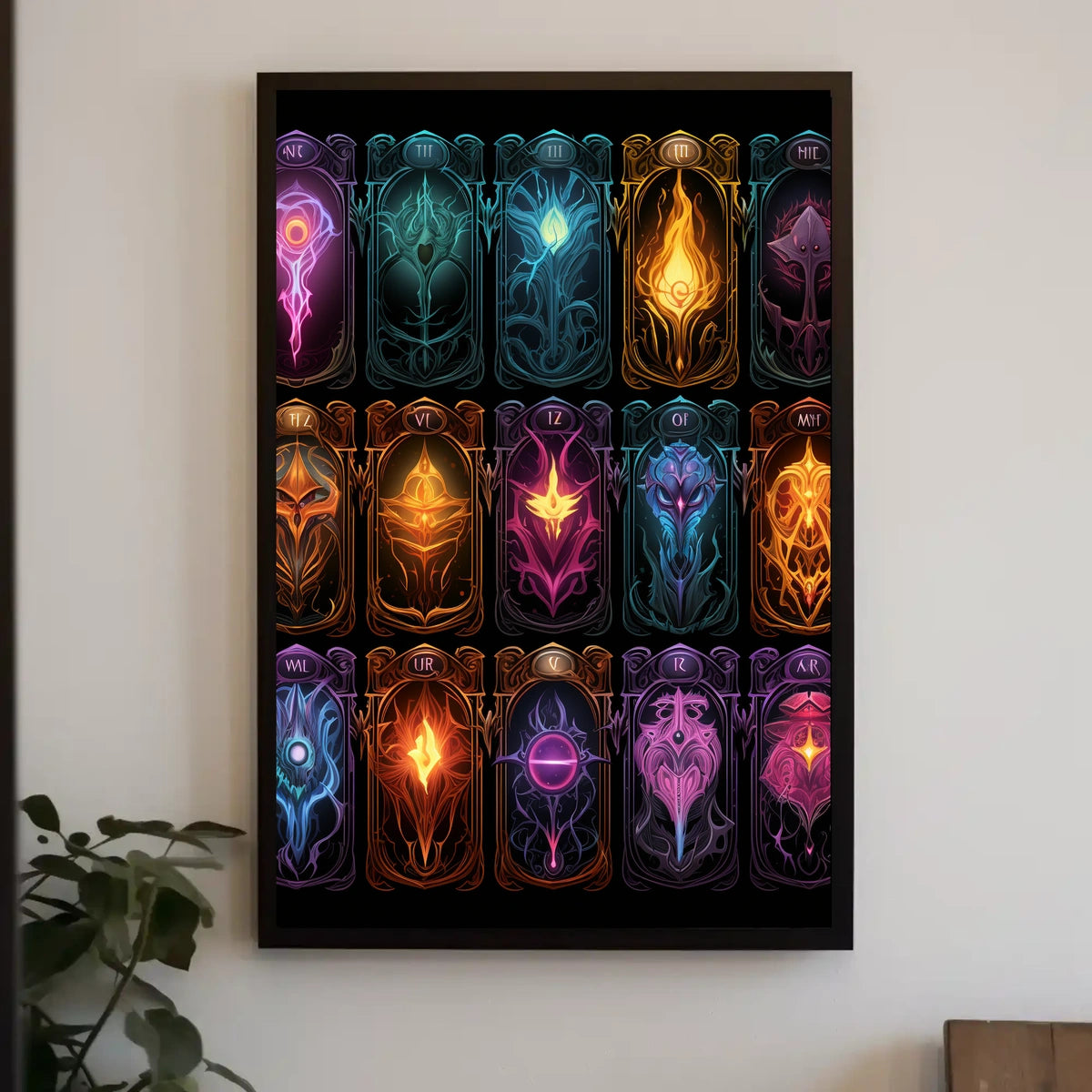 Elemental Symbols Poster