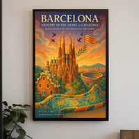 Barcelona Artistry in the Heart of Catalonia Poster