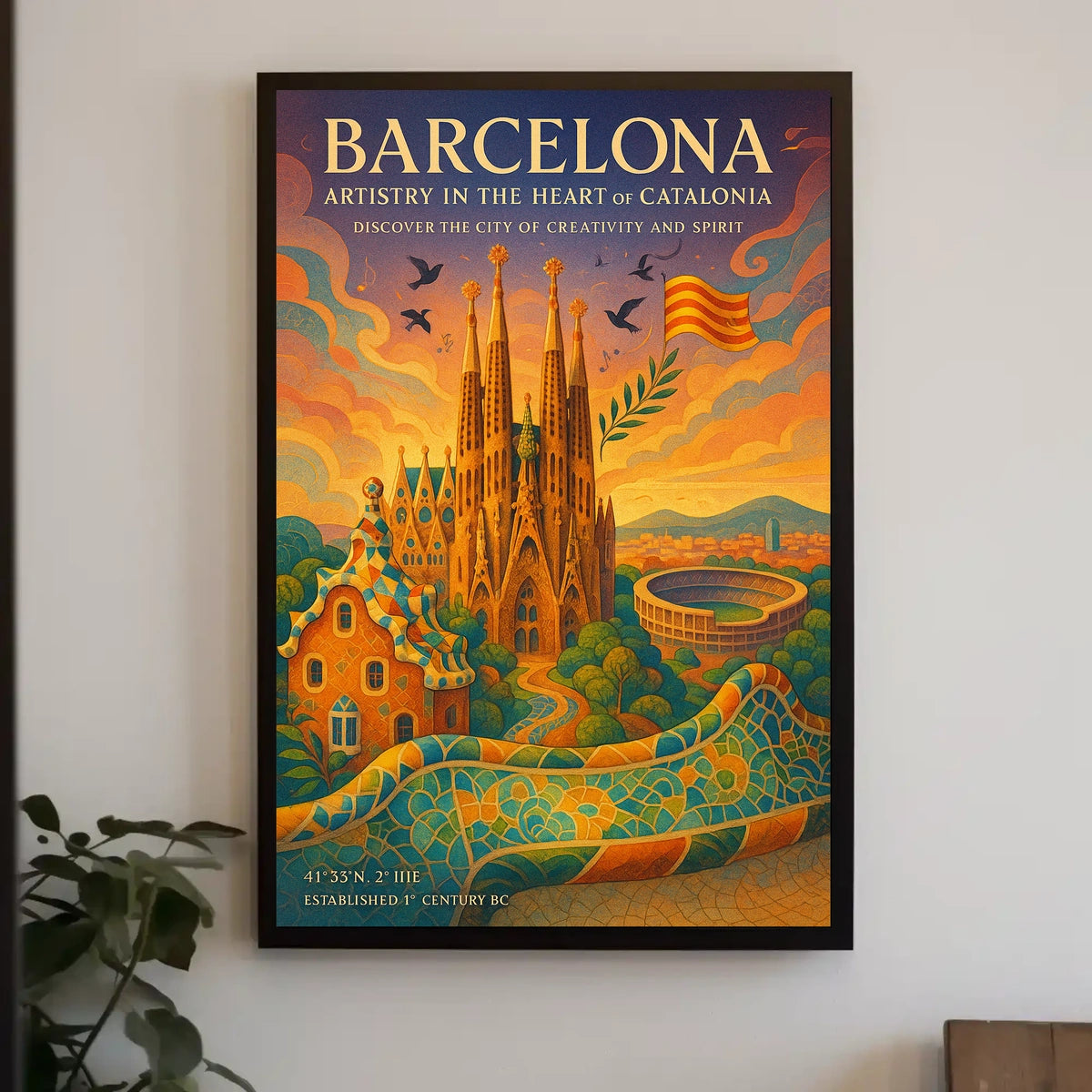 Barcelona Artistry in the Heart of Catalonia Poster