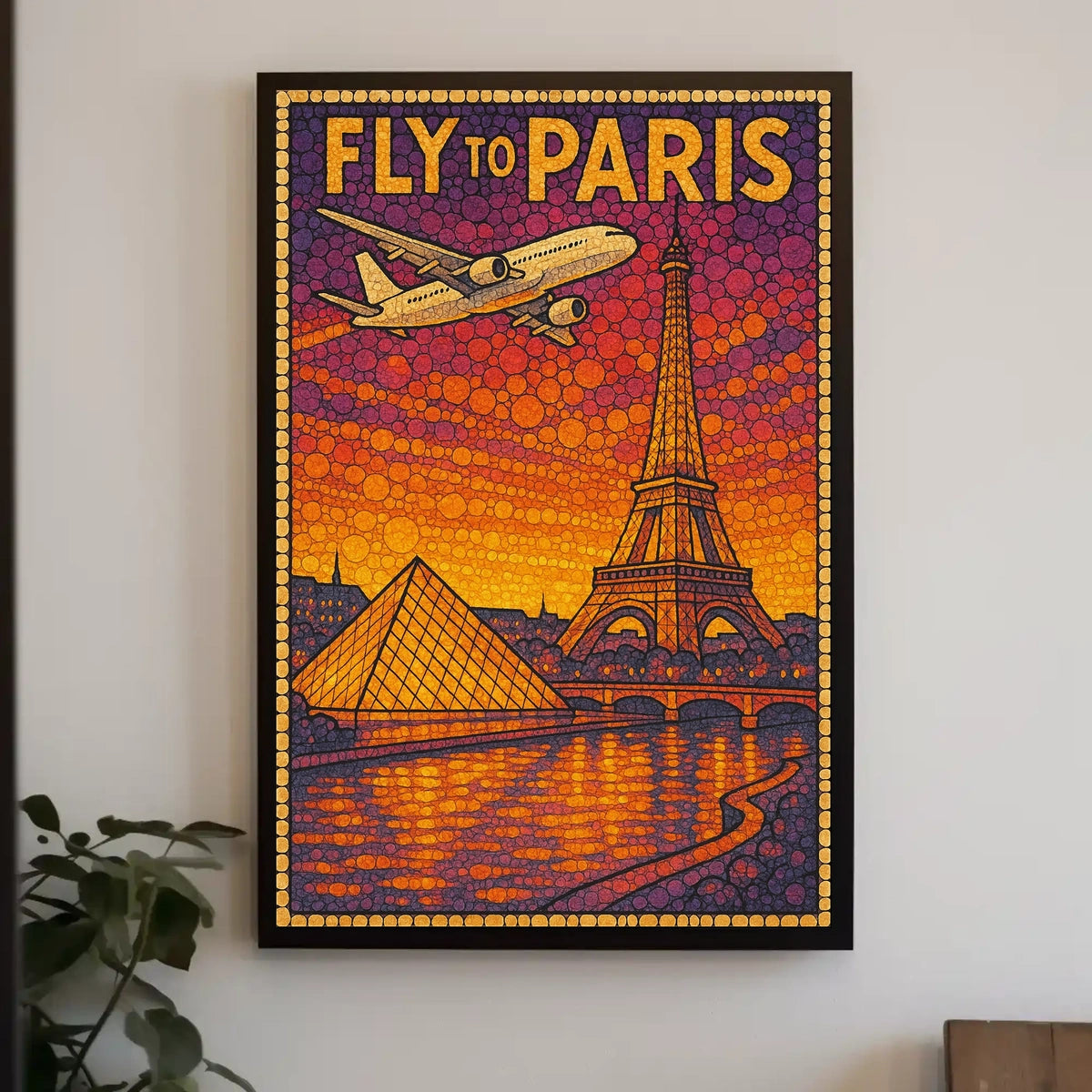 Fly To Paris Poster