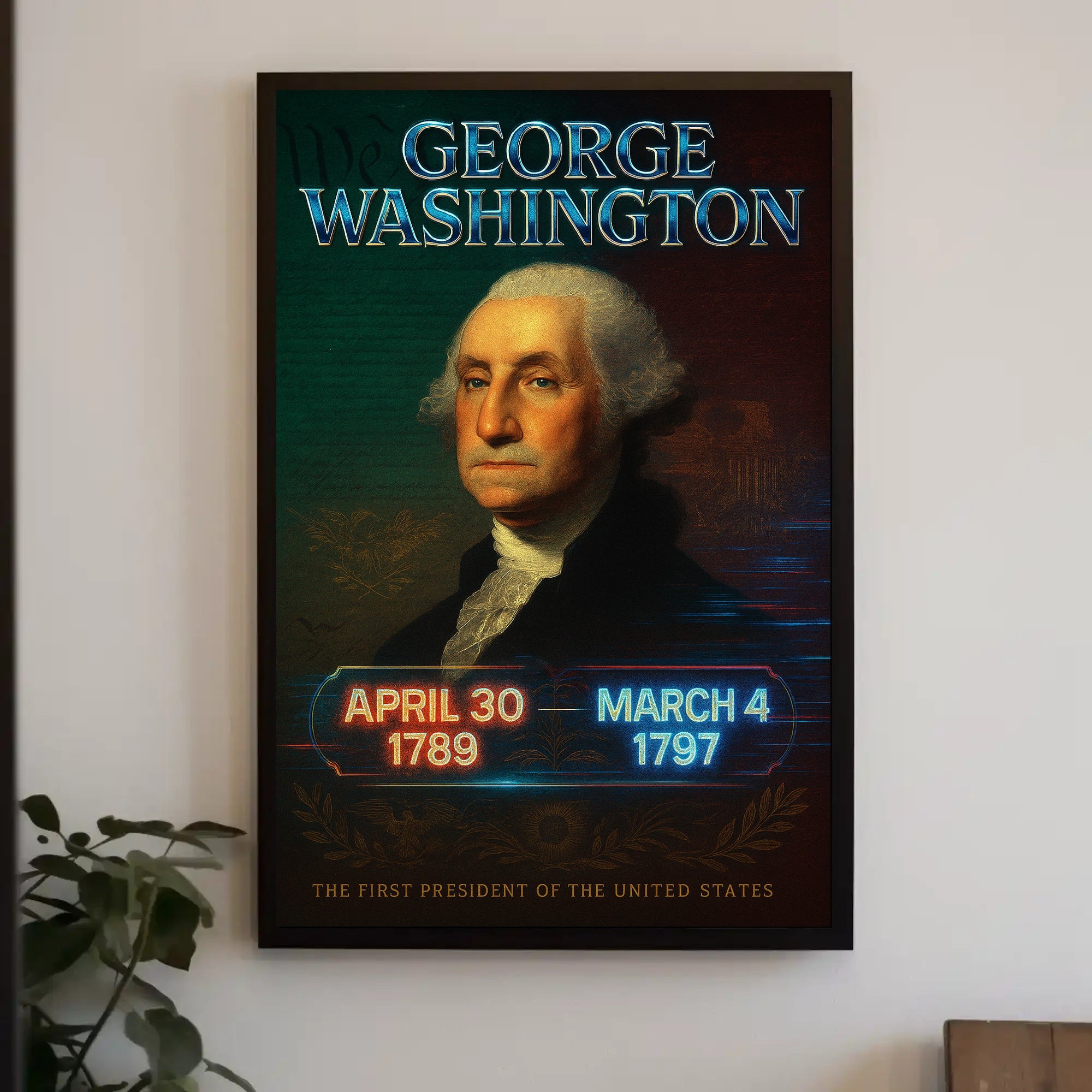 George Washington 1st President Poster PosterGoat