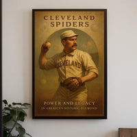 Cleveland Spiders Power and Legacy Poster
