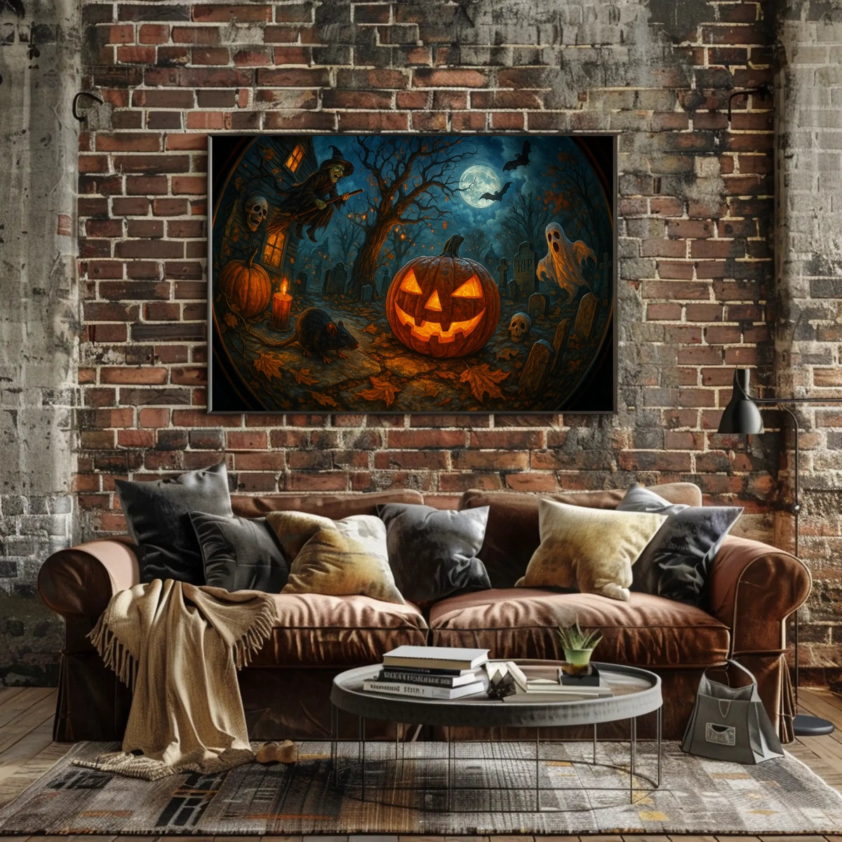 Halloween Urban Night Gothic Poster
