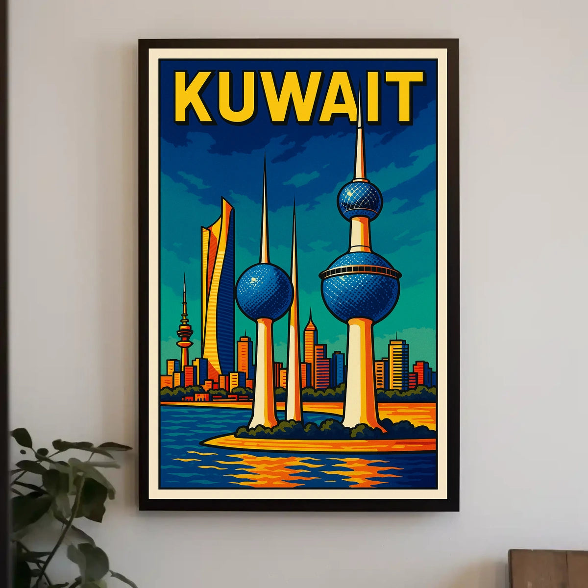 Kuwait Cityscape Poster
