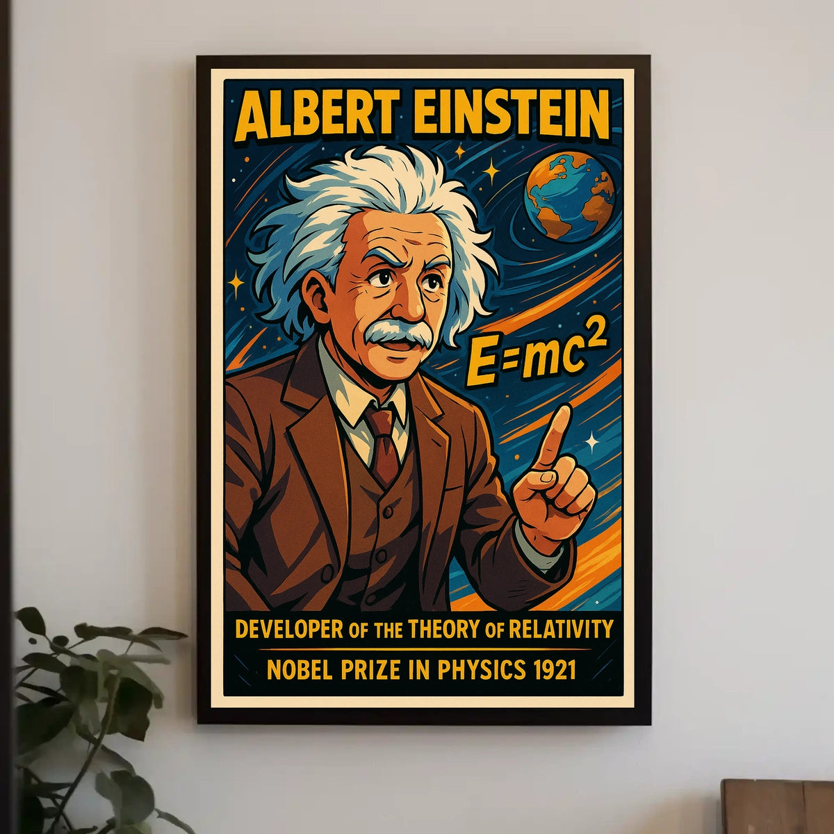 Albert Einstein Developer Of The Poster