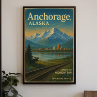 Discover Anchorage, Alaska Poster