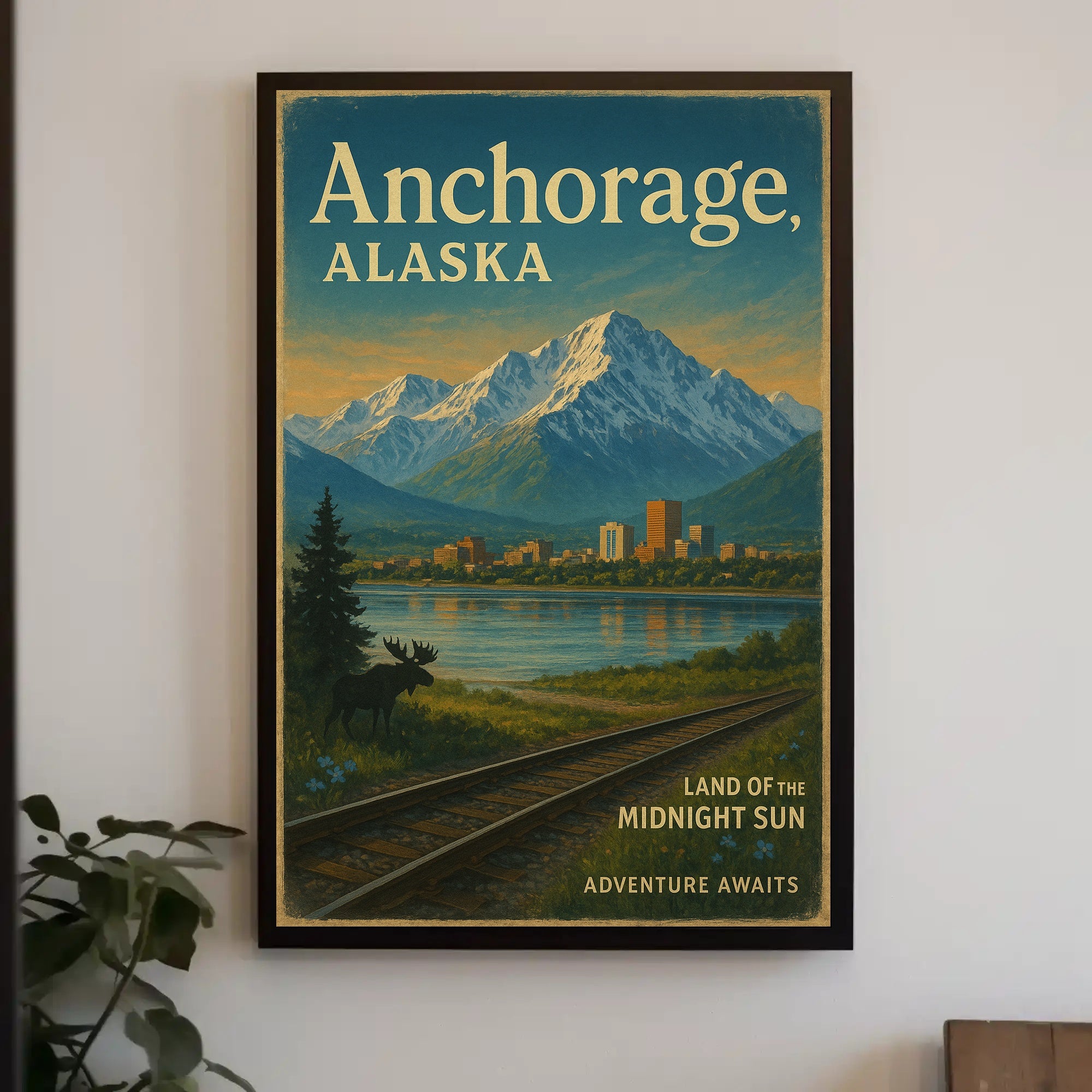 Discover Anchorage, Alaska Poster