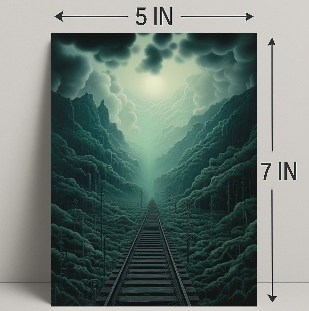 Journey Through The Misty Mountains Poster