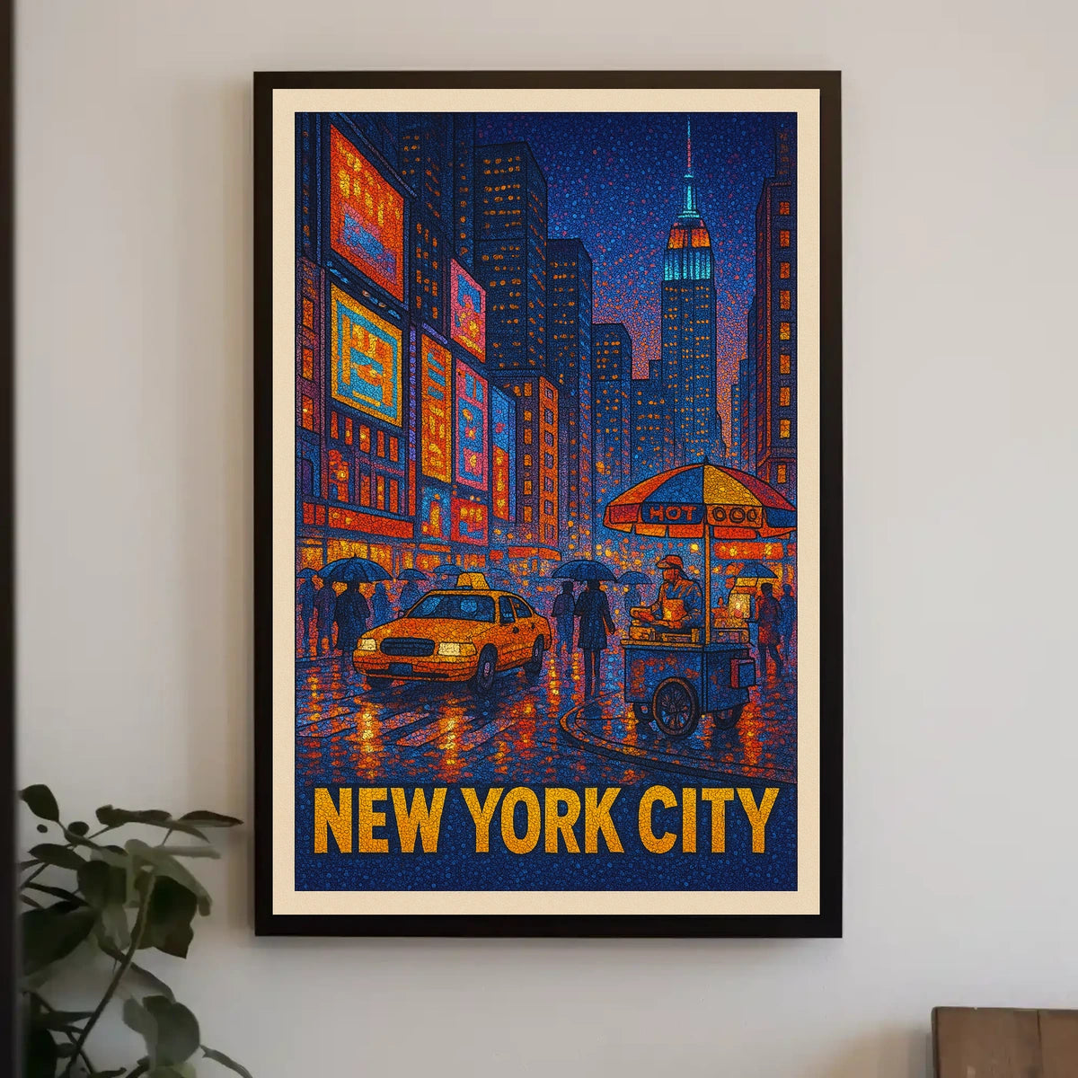 New York City Nightlife Poster