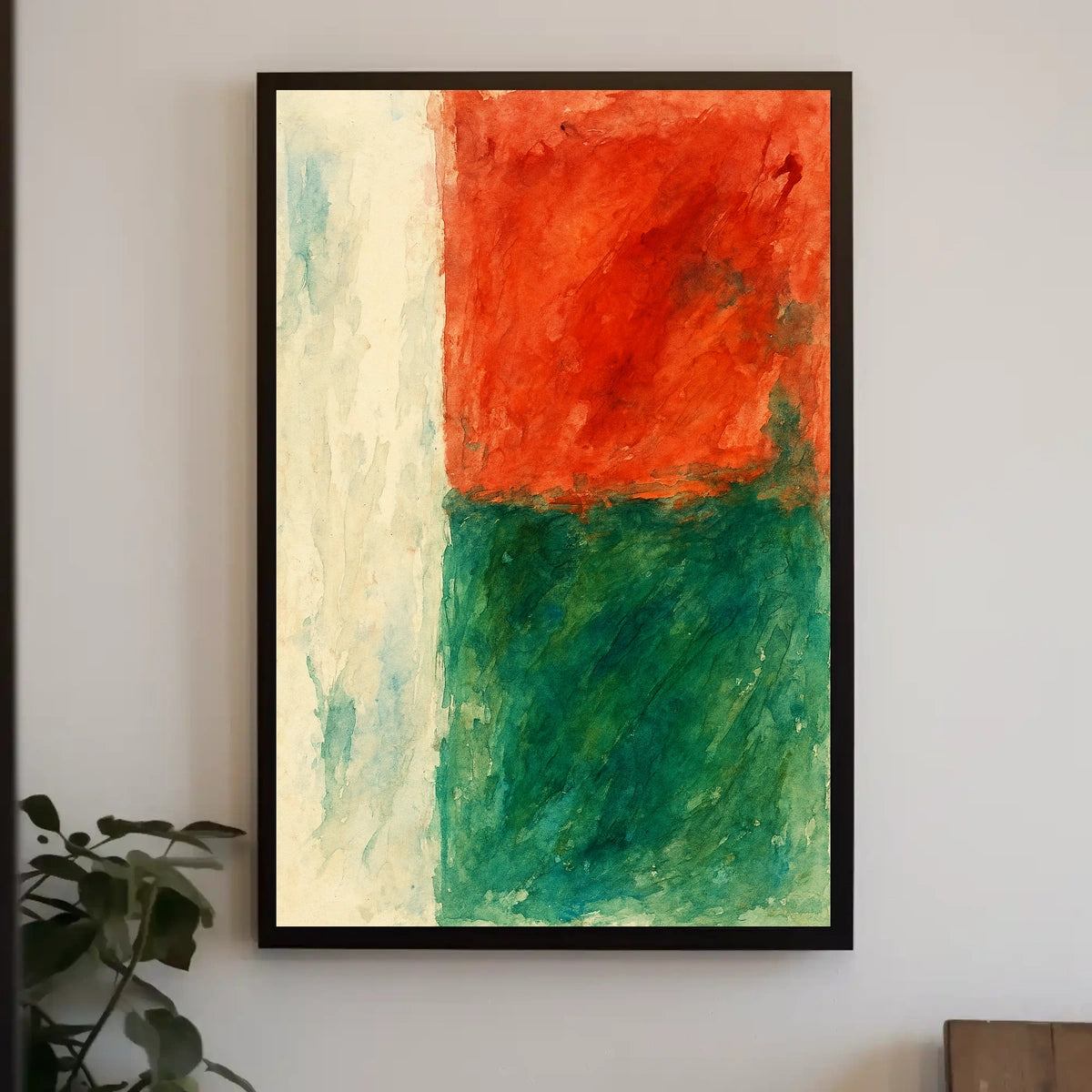 Abstract Color Composition Abstract Poster