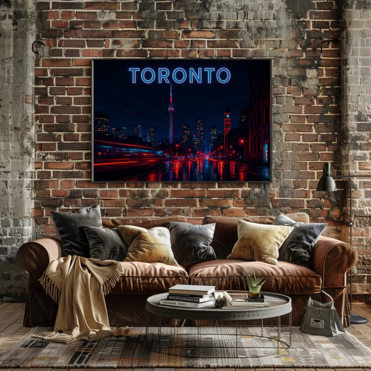 Toronto at Night Poster