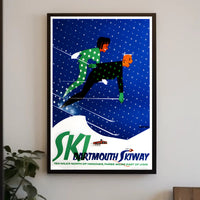 Dartmouth Skiway Vintage Sports Poster PosterGoat