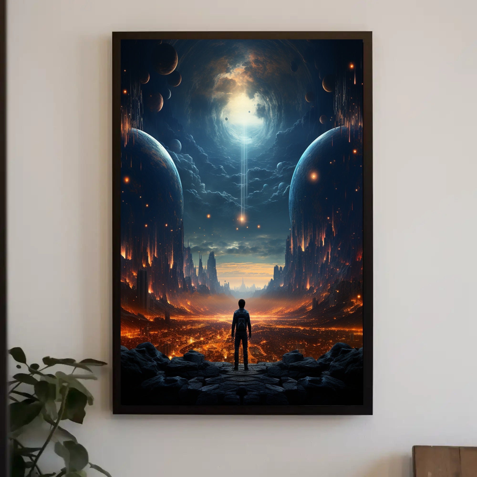 Journey To The Cosmic Abyss Poster