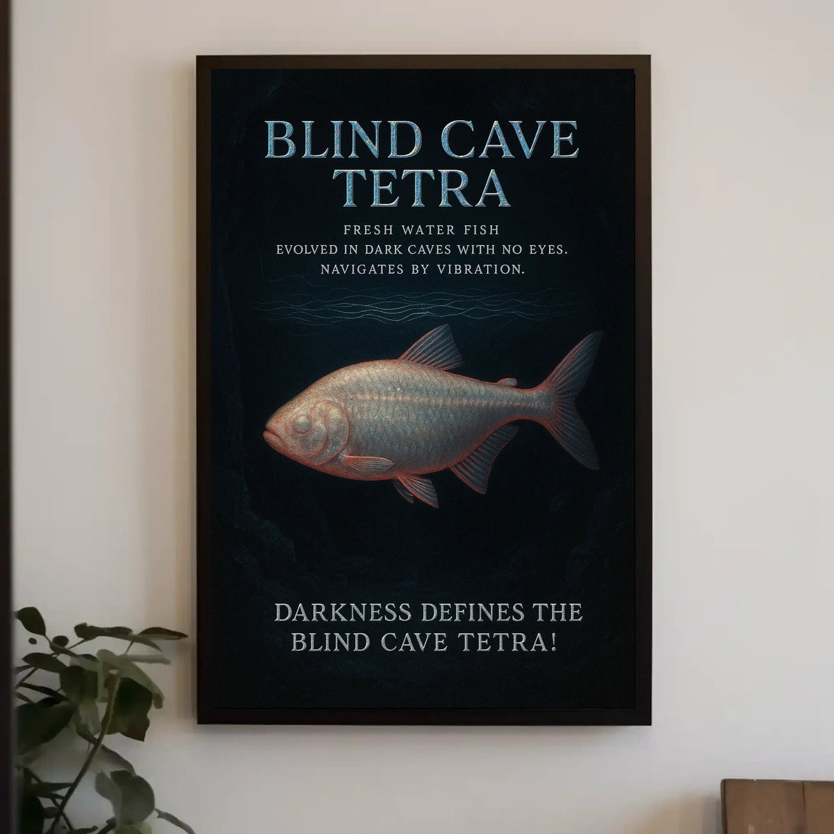 Blind Cave Tetra Poster