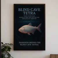 Blind Cave Tetra Poster