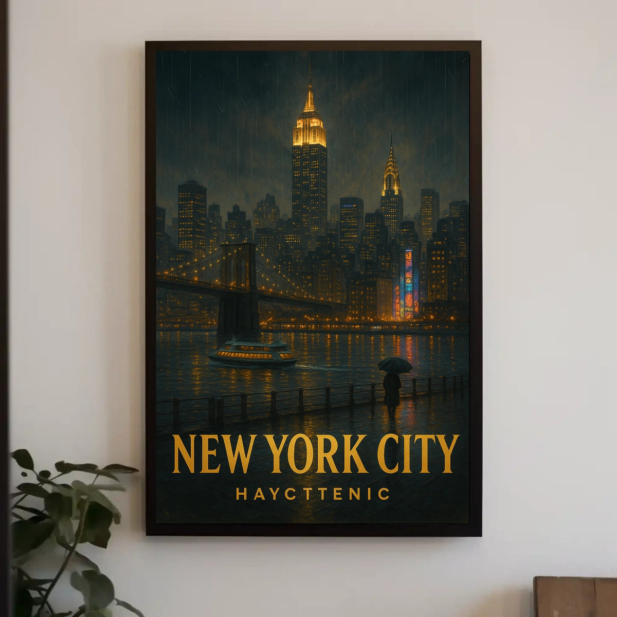 New York City Skyline Poster