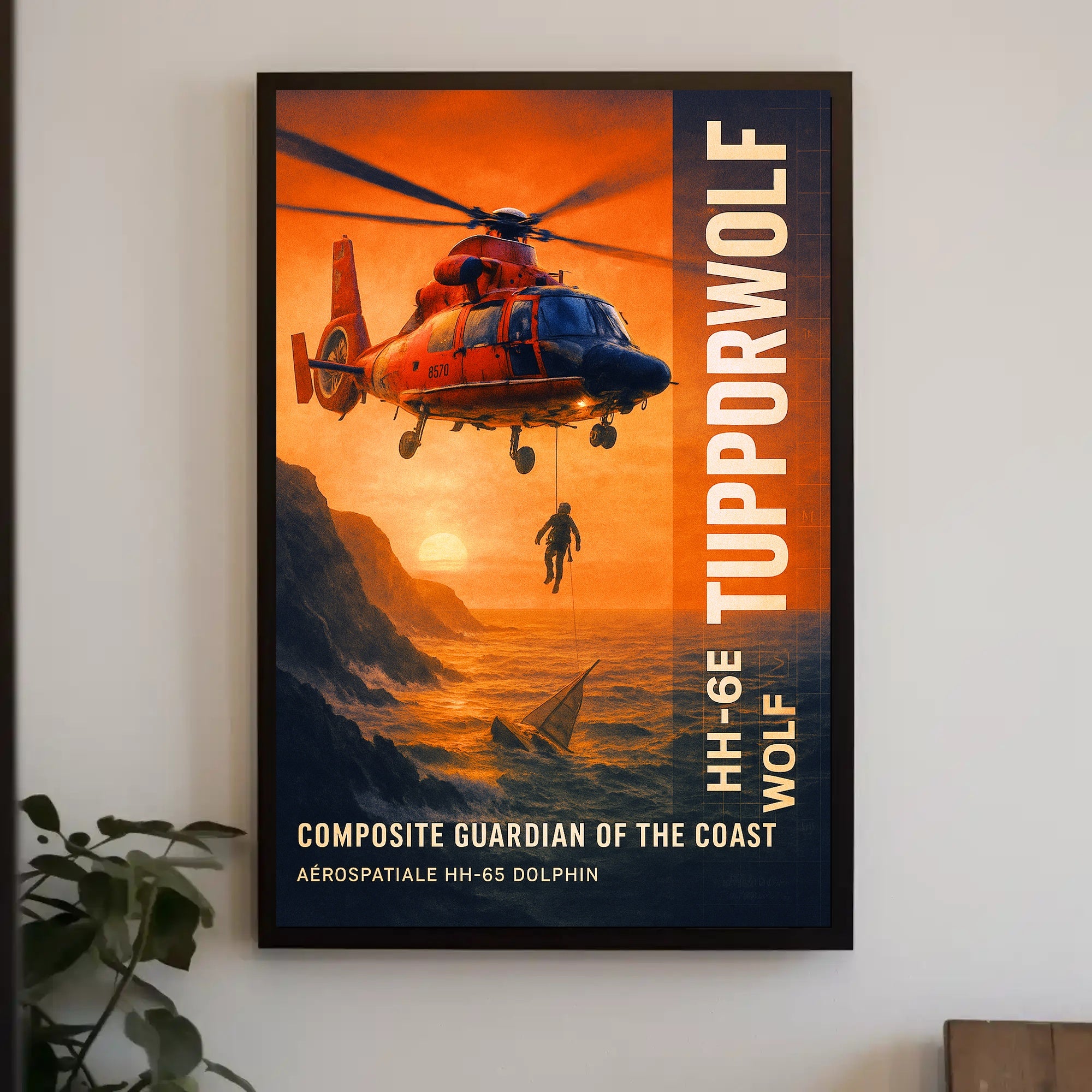Tupporwolf Guardian of the Coast Poster PosterGoat