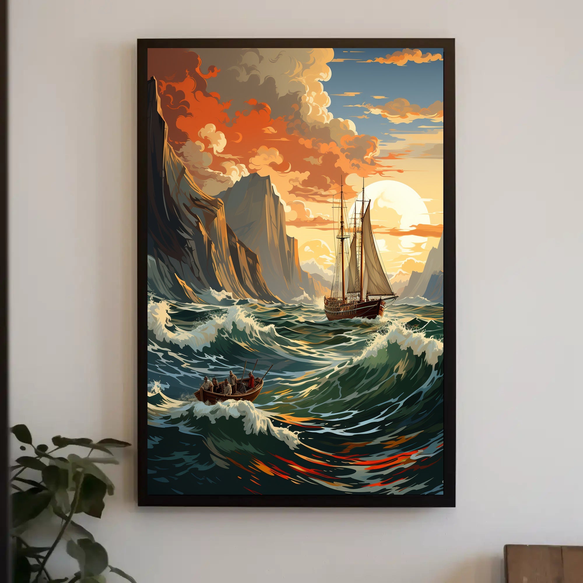 Voyage At Sea Poster PosterGoat