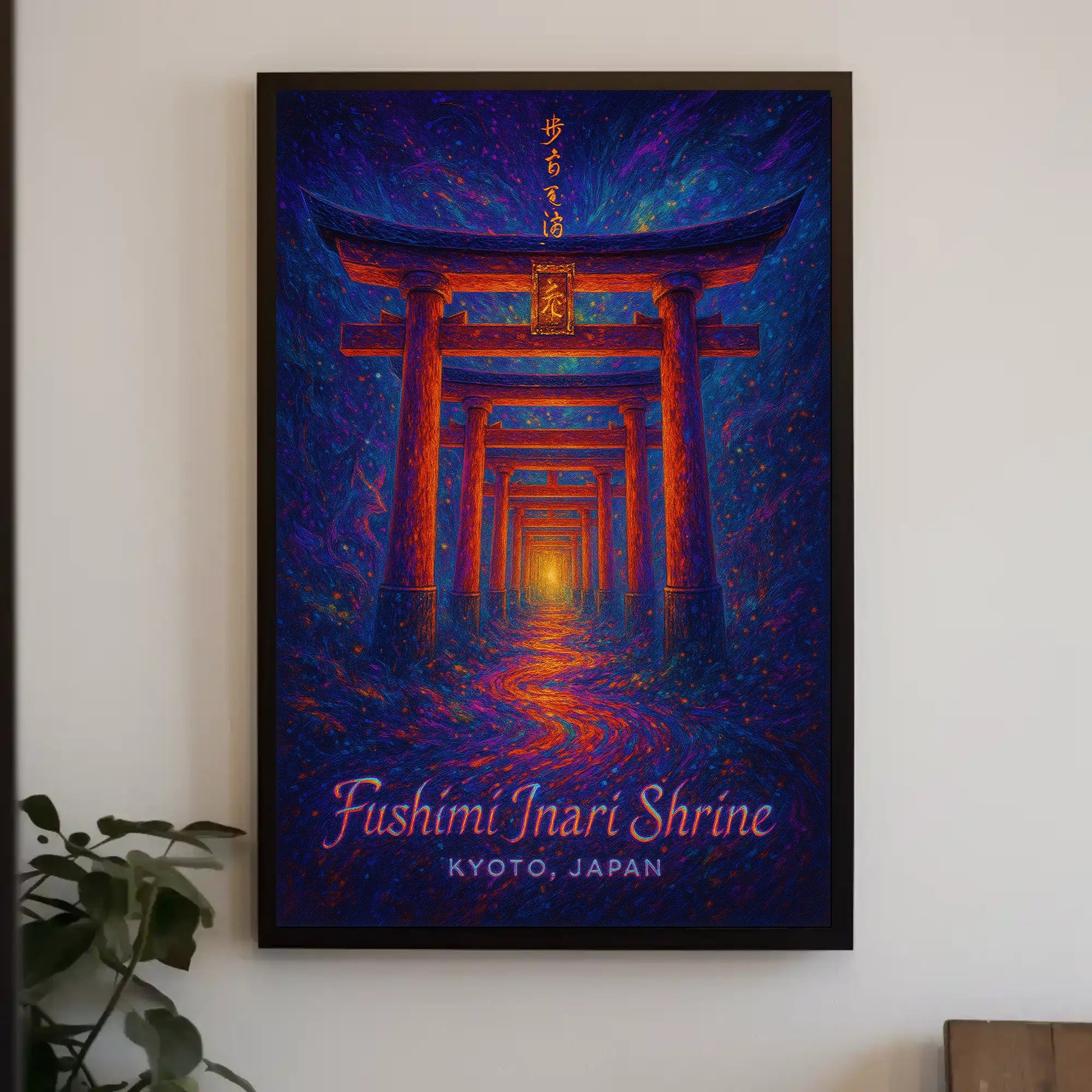Fushimi Inari Shrine Artistic Travel Posters