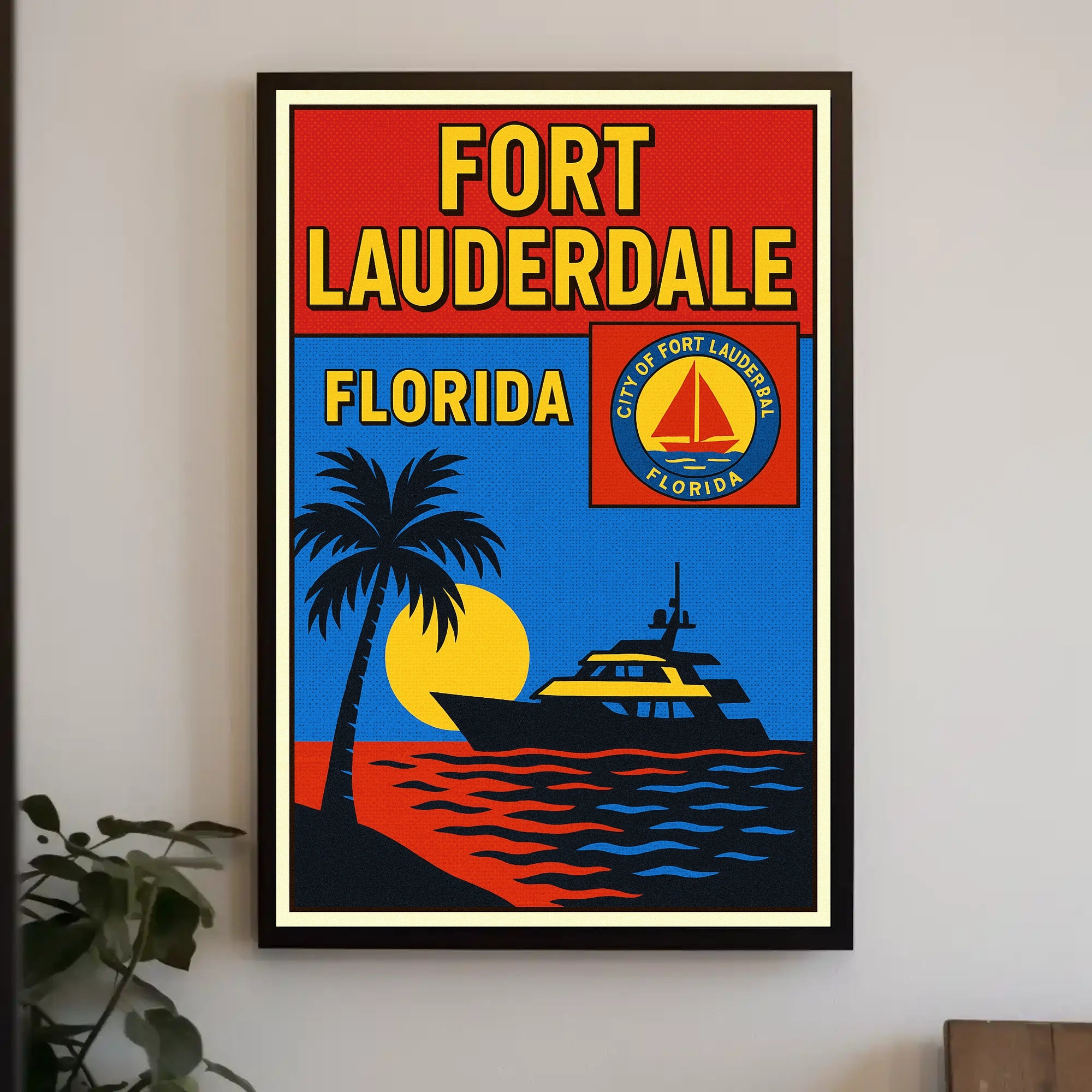 Fort Lauderdale, Florida Poster PosterGoat