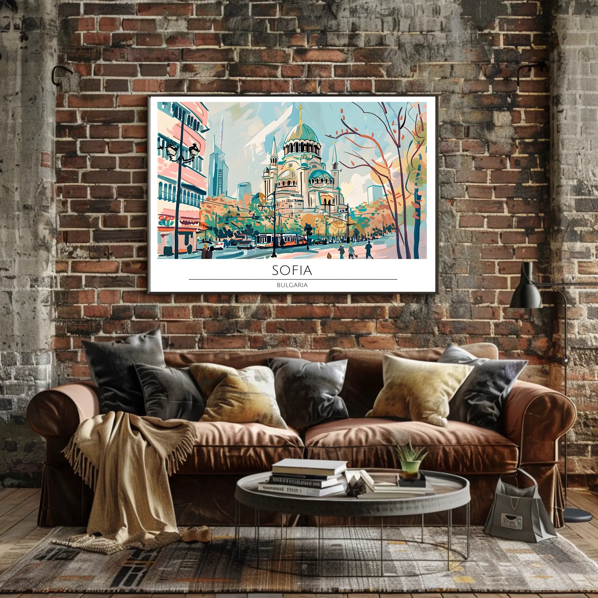 Sofia's Architectural Charm Poster PosterGoat