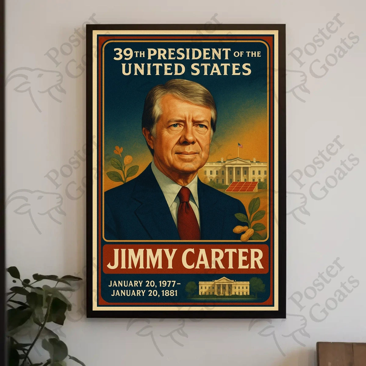 Jimmy Carter Historical Presidential Poster