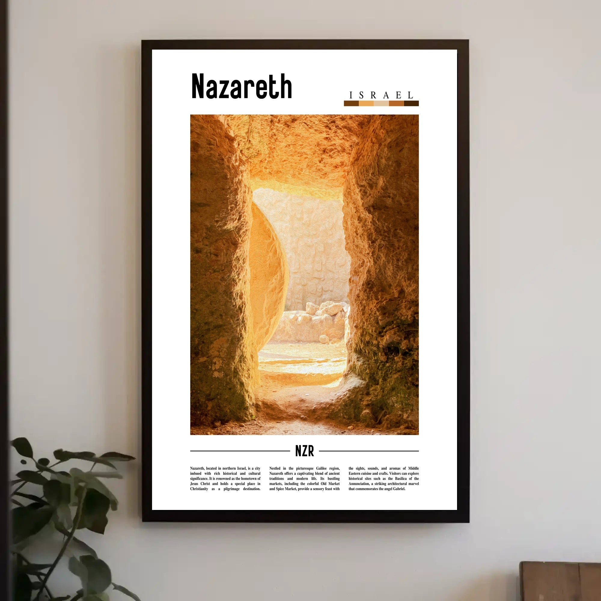 Nazareth Pilgrimage Cultural Heritage Poster PosterGoat
