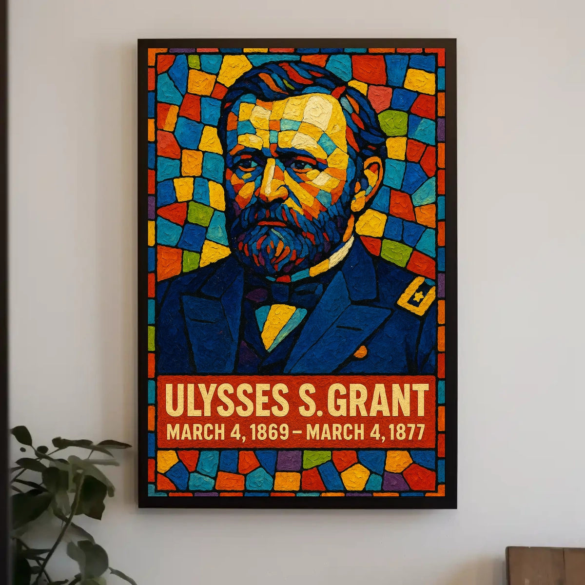 Ulysses S. Grant 18Th President Poster