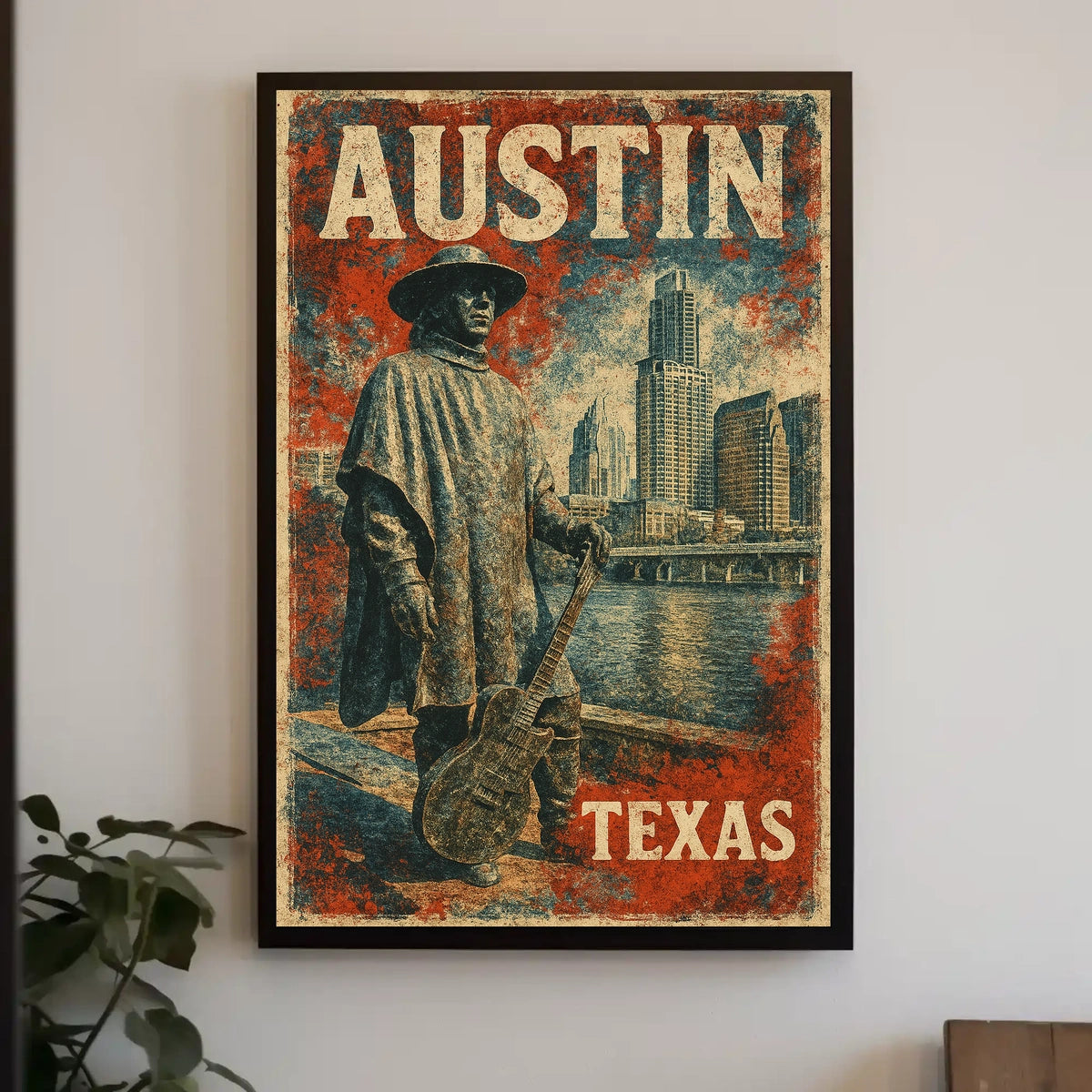 Austin Skyline Tribute Wanderlust Photography Poster