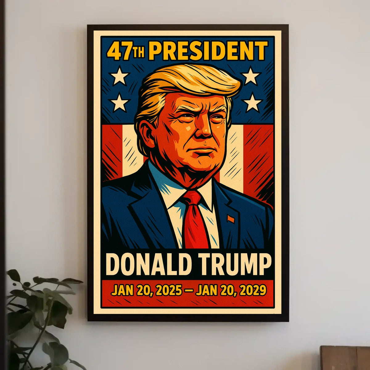 Trump Champion Liberty Patriotic Pop Art Poster